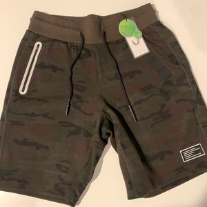ASRV Sportswear Green Camo Shorts Size M